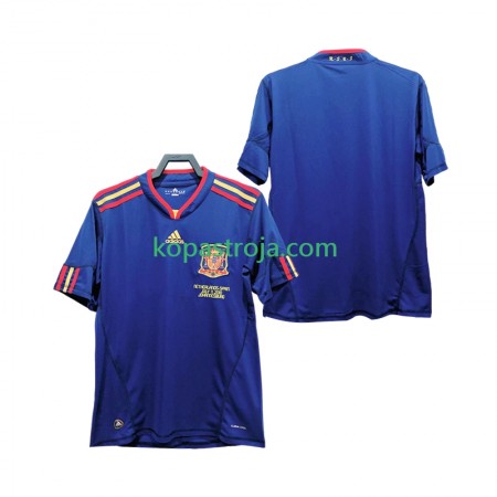 Billiga Fotbollströjor Spanien 2010 Retro Borta tröja Kortärmad